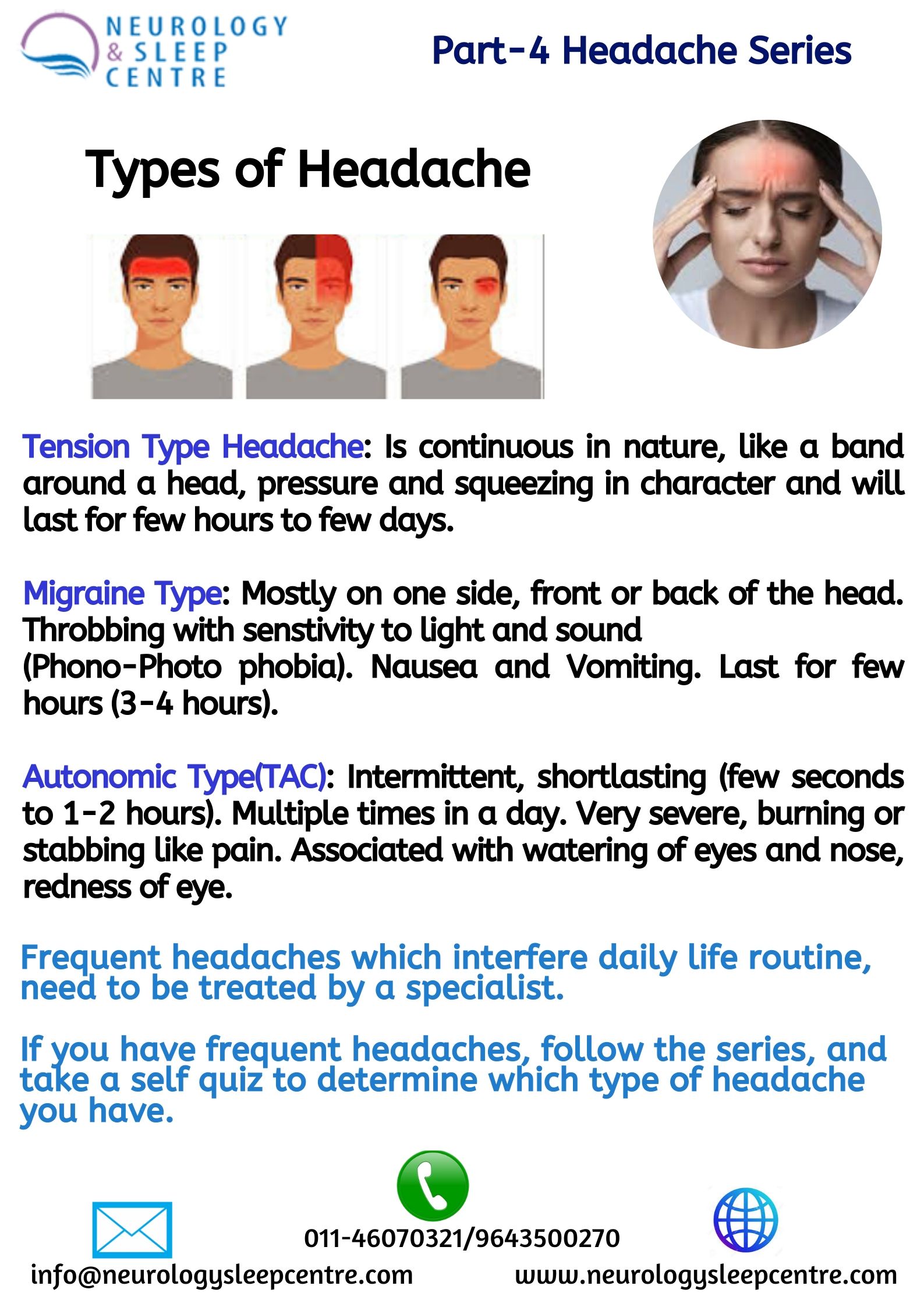 Types Of #headache – Neurology & Sleep Centre