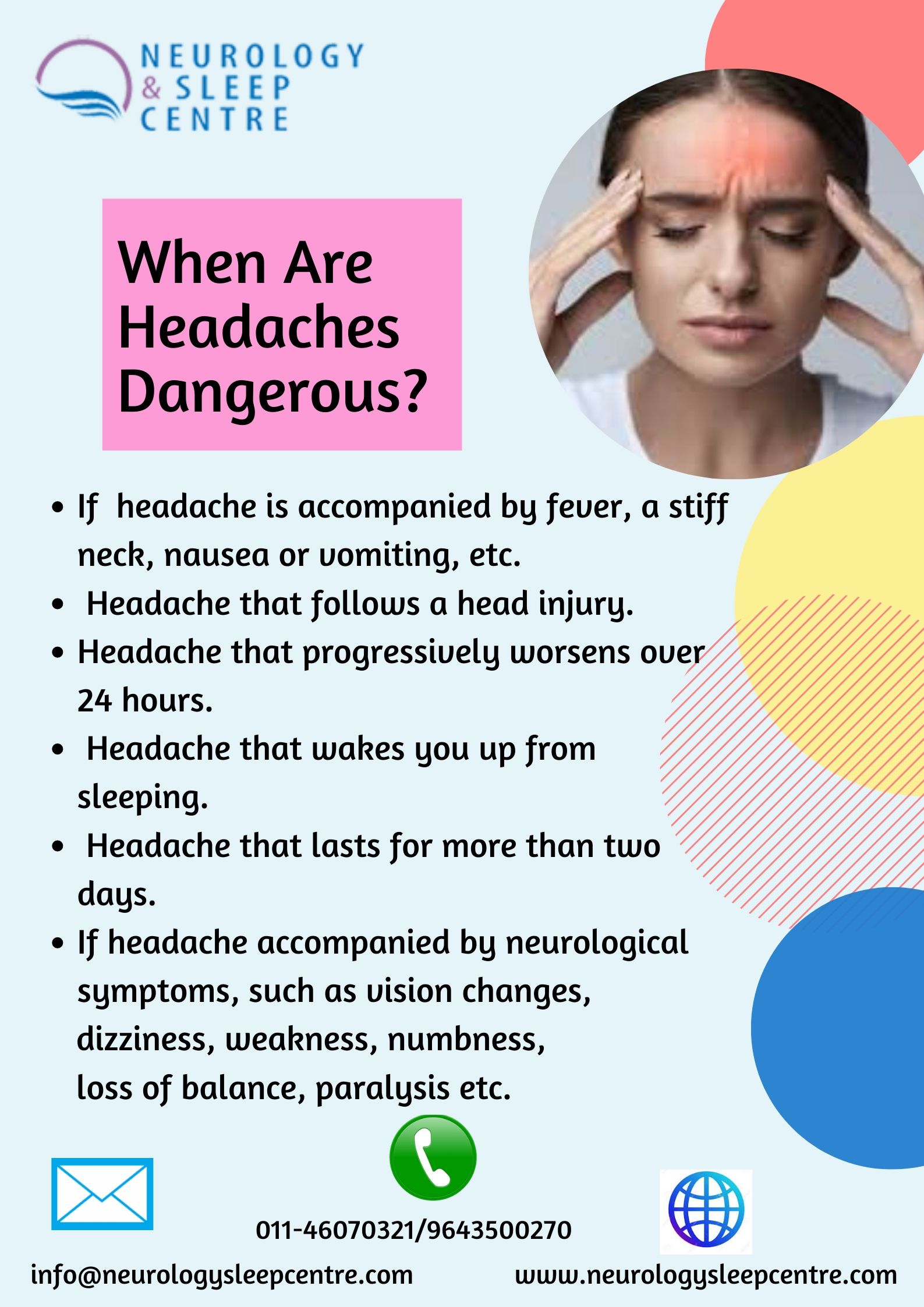 When Are Headache Dangerous Neurology Sleep Centre   Part 1 When Are Headache Dangerous  